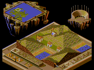 Two Tribes: Populous II screenshot 3 for Sega Mega Drive